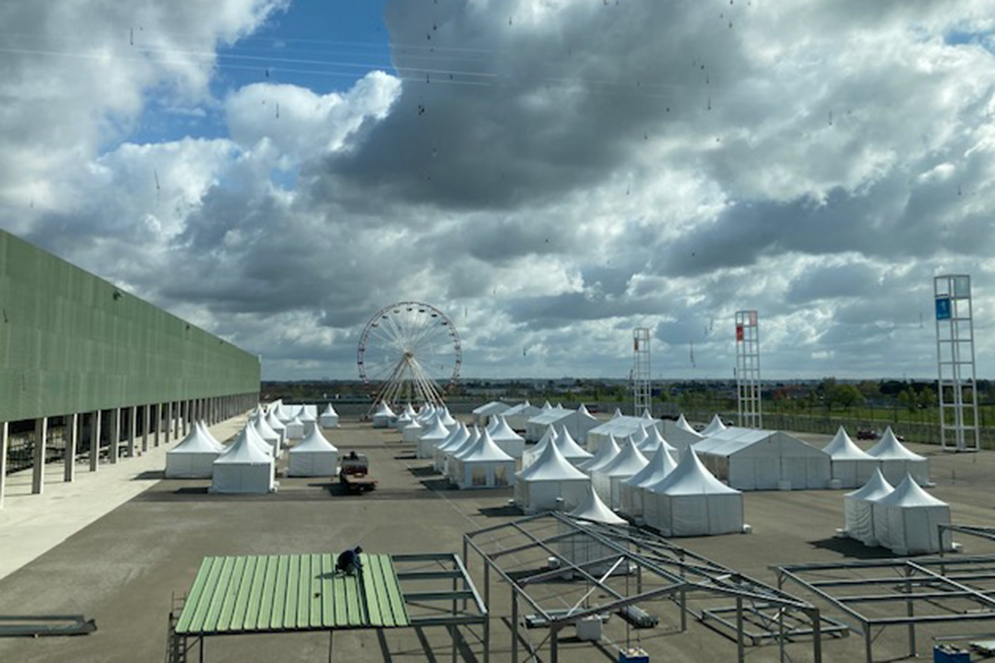 Réception Cocktail proche de Toulouse (31), Location de 3 pagodes de 5m x 5