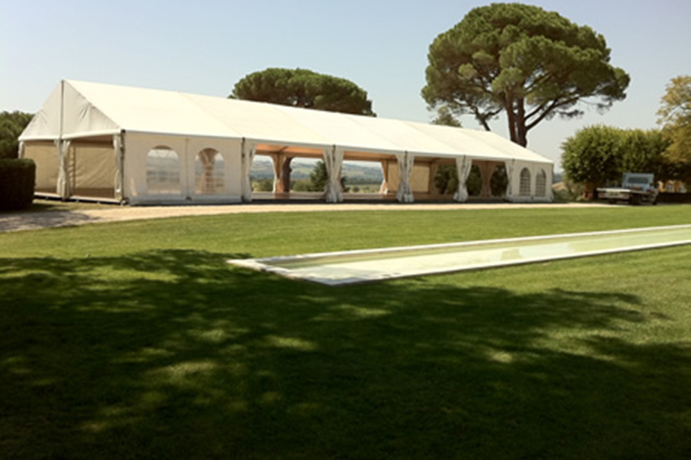 Montage plancher sous Tente Silhouette