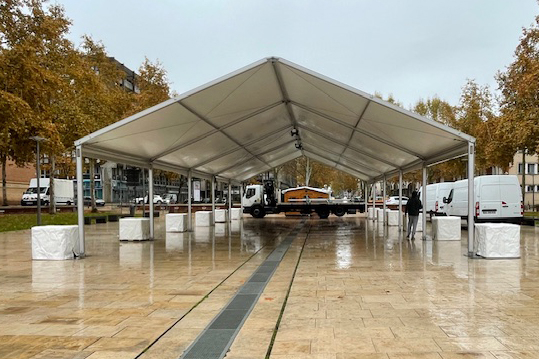 Montage plancher sous Tente Silhouette